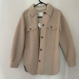 NWT Joie Sherpa/teddy Jacket Size Small